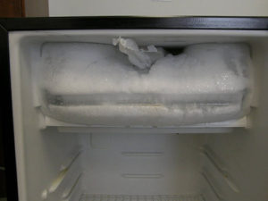 ice build up in freezer