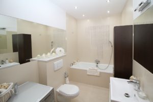 clean bathroom