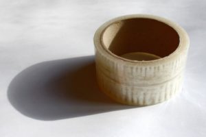 packing tape to clean pet hair 